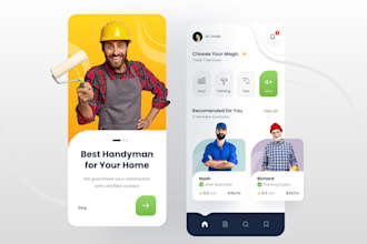 build handyman app home service app on demand app home cleaning app laundry app