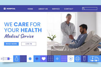 develop medical, doctor, clinic, dental, health and fitness website