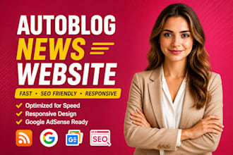 create an autoblog or autopilot automated news website adsense friendly