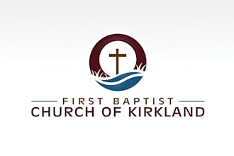 do modern and unique church religious or ministry logo design