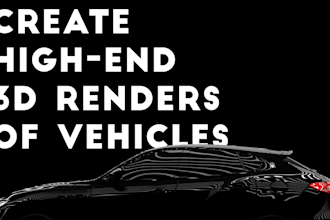 create lifestyle visuals of vehicles using 3d
