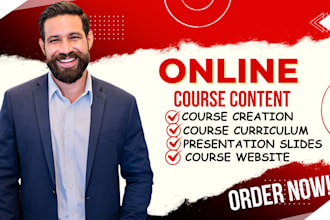 write online course content, setup kajabi, podia online course website design