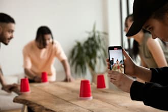 develop a monthly social media content calendar and manage your posts