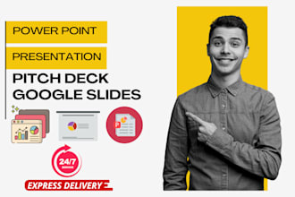 do pitch deck design and investor deck google slides