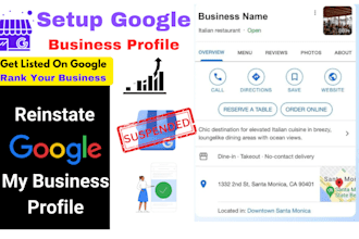 reinstate suspended google my business, fix gmb suspension, verify and optimize