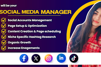 be your social media manager, content creator and canva expert