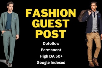 publish your fashion and clothing guest post on high authority sites