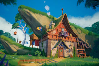design 3d game level and environment in unity and ue5, unity terrain level