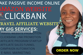 setup clickbank affiliate marketing sales funnel or affiliate website