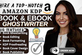 ghostwrite health fitness self help or medical nonfiction ebook for amazon KDP