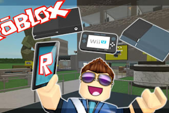 develop a complete roblox game, simulator game, tycoon game,obby game,shooting