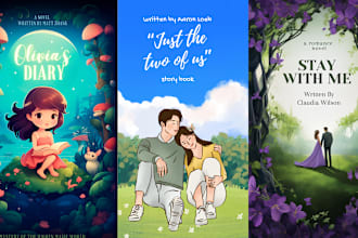 design and customize a book cover page