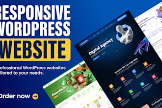 design or redesign wordpress website or woocommerce store