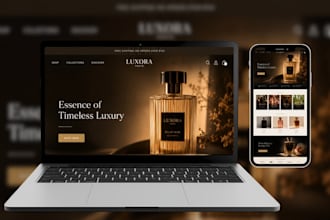 build perfume shopify store fragrance website for cologne decant perfume brand
