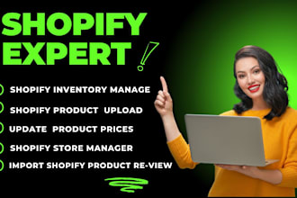 expertly manage inventory and update prices or enter products on shopify