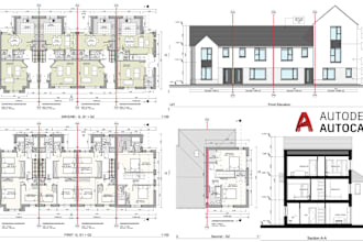 draw 2d floor plan, architecture floor plan, framing plan, autocad foundation