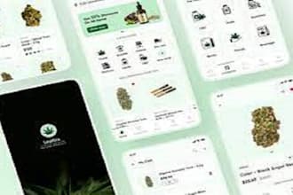develop cannabis app, smoking app, marijuana app, cbd website, weed delivery app