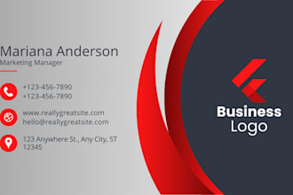 design a business card for your company