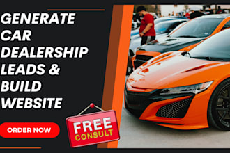 generate car dealership leads google ads design car dealership website funnel