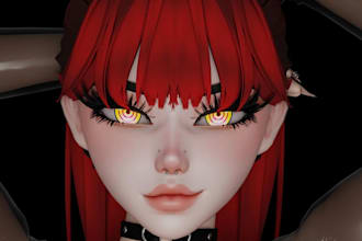 3d vr chat avatar vr character furry avatar vroid model anime nsfw vtuber live2d