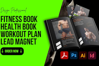 design canva health, fitness ebook, medical ebook, lead magnet, workout plan