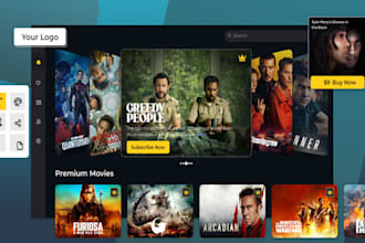 rebrand iptv, build tivimate app, vod app, ott app, roku TV, sparkle tv, live TV