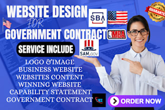 design advance website for llc organisations  government contract website