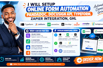 do online form pandadoc automaton docusign api typeform zapier integration ghl