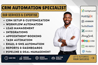 hubspot jobber gohighlevel suitedash zendesk honeybook zoho crm rei reply podio