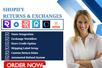 setup shopify returns and exchanges yanet parcelwill returnpro portal aftership