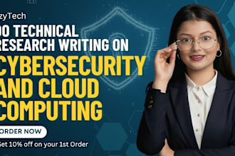 do technical research writing on cybersecurity and cloud computing