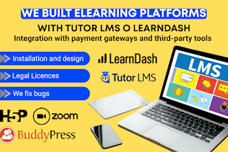 build your elearning platform with tutor lms or learndash
