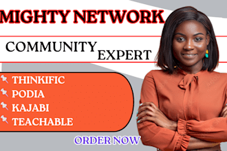 setup mighty networks podia thinkific kajabi learnworlds online course we