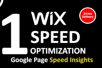 do wix speed optimization on google pagespeed insight