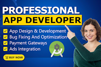 be provide your java and kotlin app developer and android mobile app development