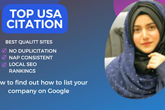 do top USA local citations and  google ranking