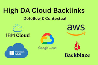 create high da dofollow backlinks on cloud platforms for SEO