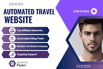 create your automated travel affiliate website earn passive income