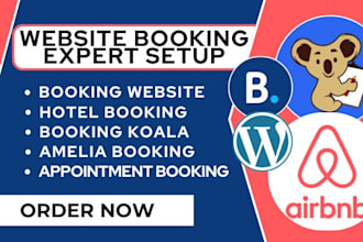 setup booking system appointment booking, property management website, amelia