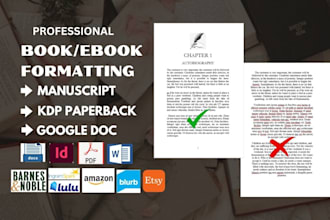 do manuscript formatting kdp paperback ebook formatting kdp expert google doc