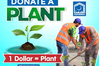 plant 5 tree for 5 USD to fight climate change