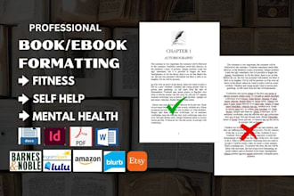 format self help erotic light novel romance mental health poem fiction book kdp