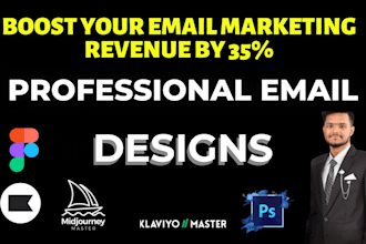 create email template design, klaviyo HTML, and newsletter design