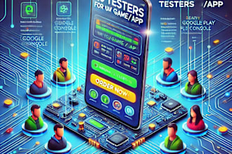 provide you 20 testers for closed and internal testing