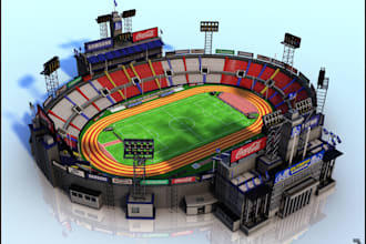do 3d game character design 3d game assets 3d game art 3d environment in blender