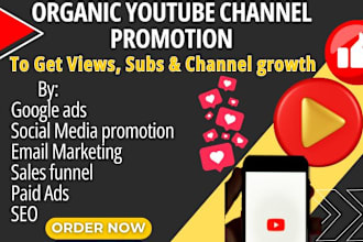 promote USA youtube channel video marketing for channel engagement growth views