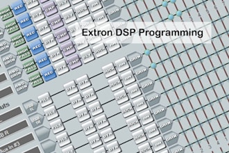 program your extron dsp offsite