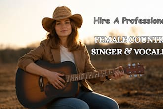 be your female country singer, country vocalist