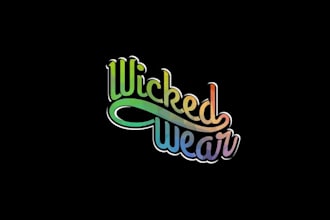 design professional wicked wear logo