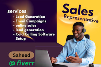 cold call as sales representative on inbound and outbound cold call with al